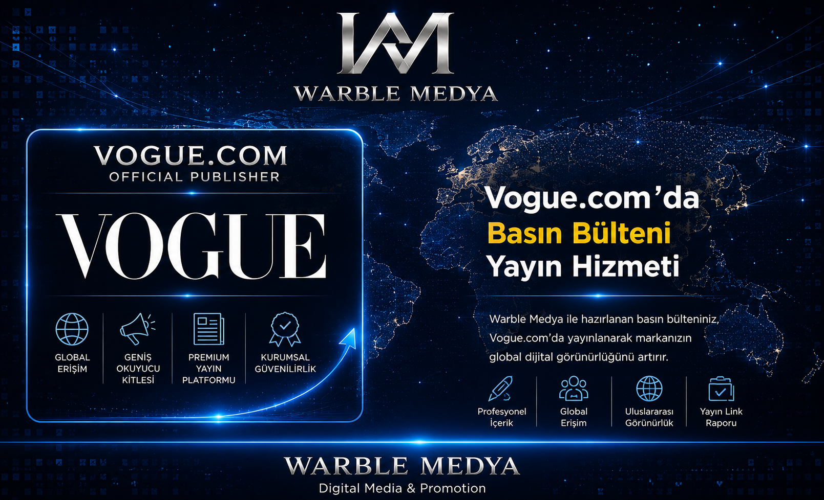 (Premium)  Vogue.com Basın Bülteni Yayınlama Hizmeti