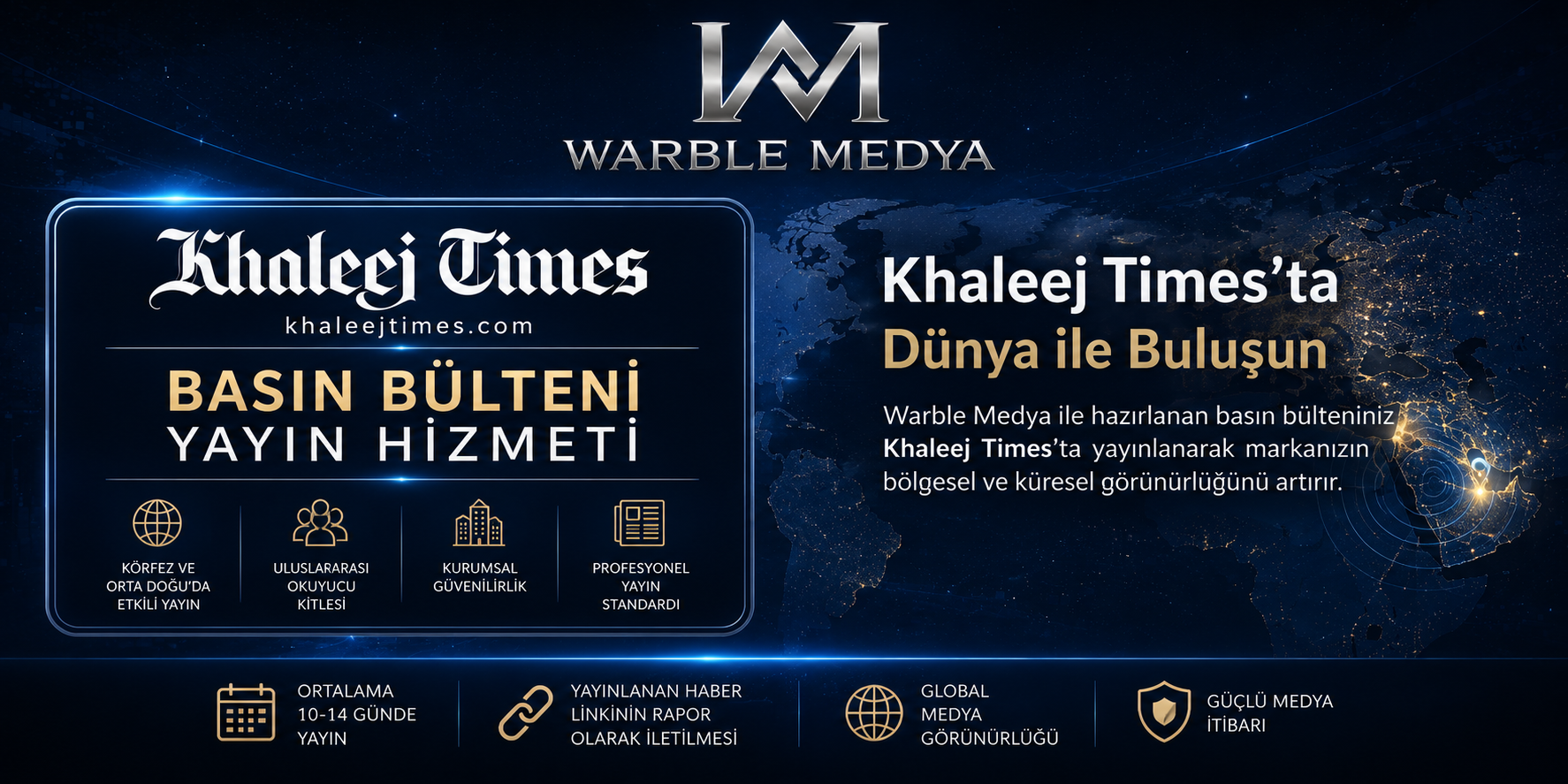 (Premium) Khaleej Times Basın Bülteni Yayın Hizmeti