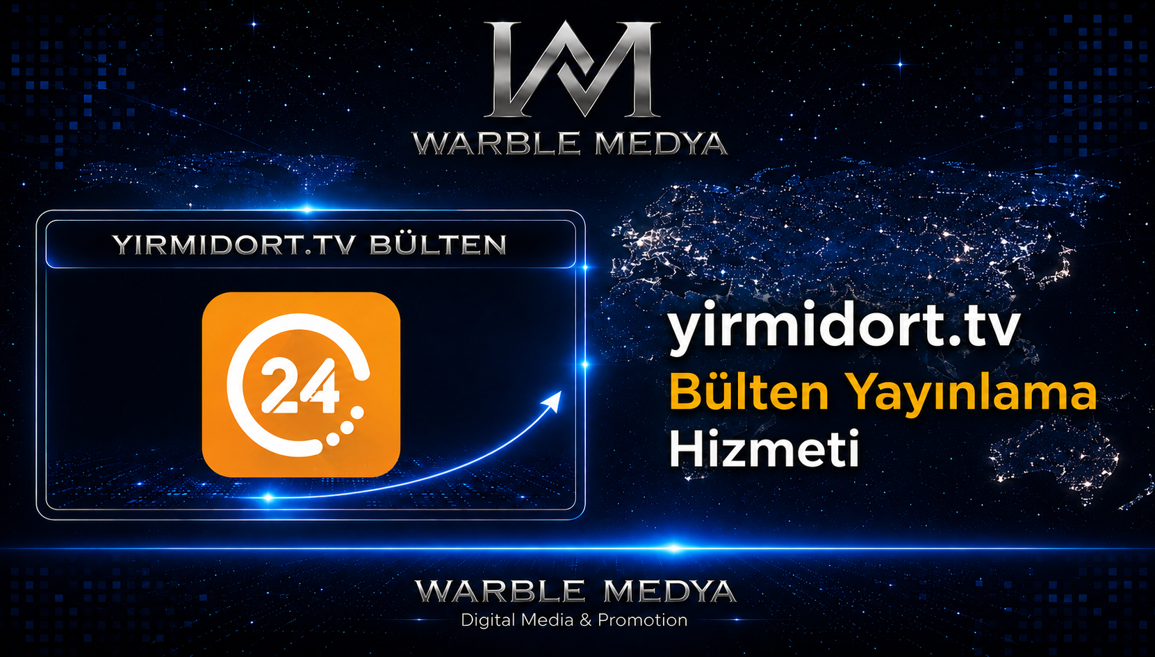 Yirmidort.tv Basın Bülteni Yayınlama Hizmeti